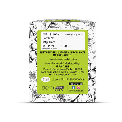 Green Hunza Tea bags
